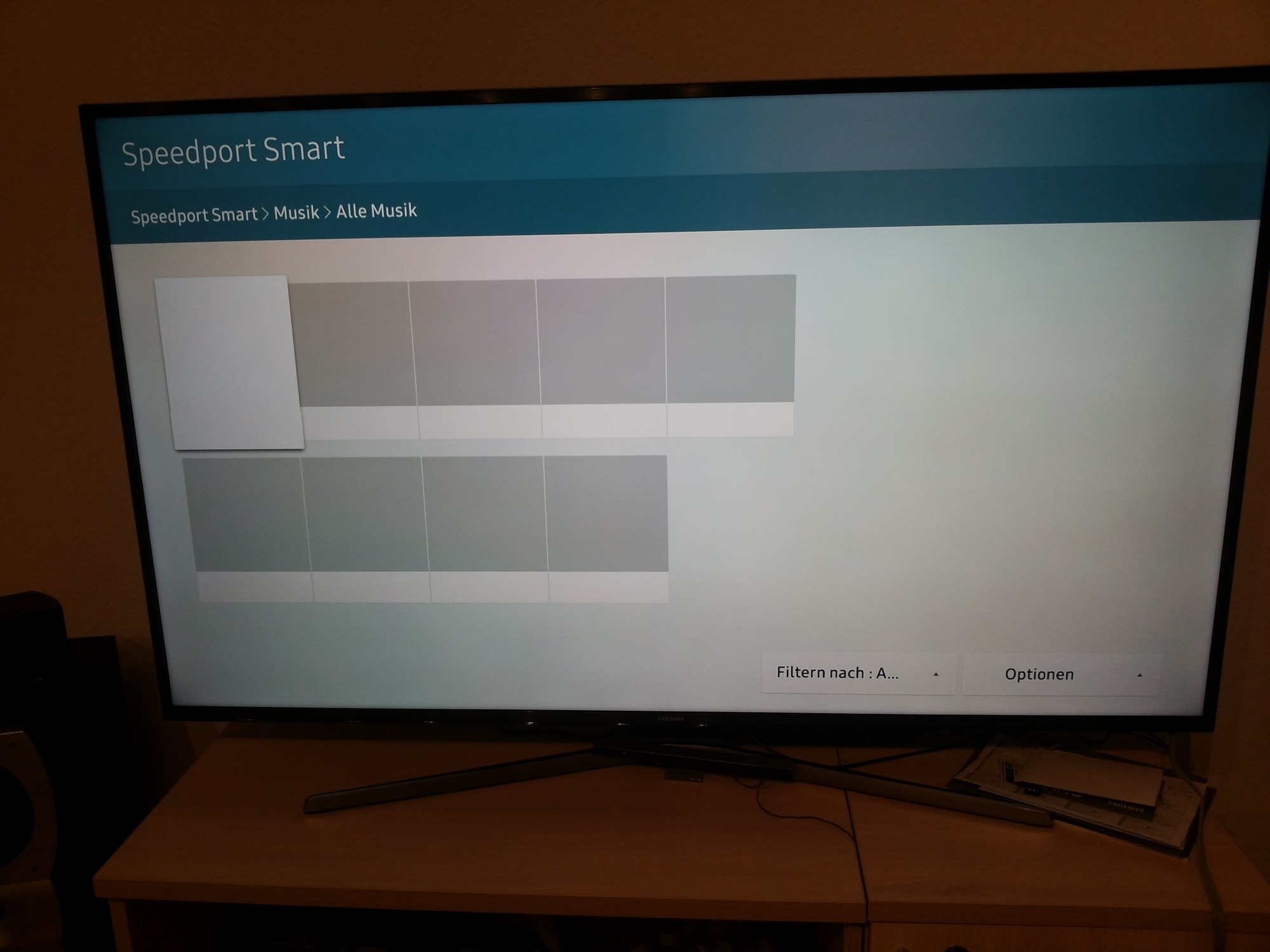 Samsung MU6199 UHD TV Wiedergabe aus Netzewerkspeicher funktioniert nicht