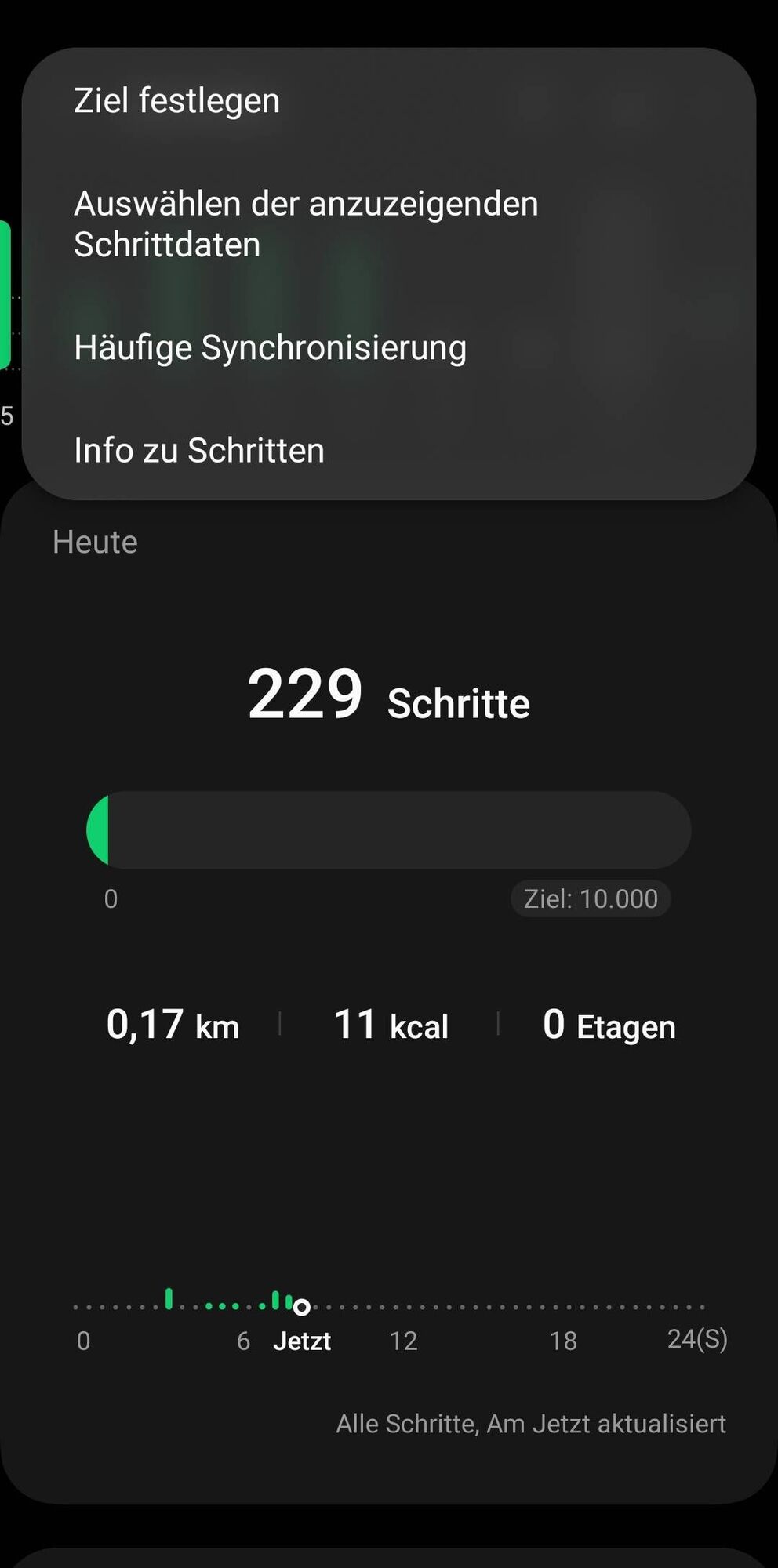 Samsung Health übernimmt Schritte aus Synchronisation aber zeigt sie nicht an. Samsung Forum