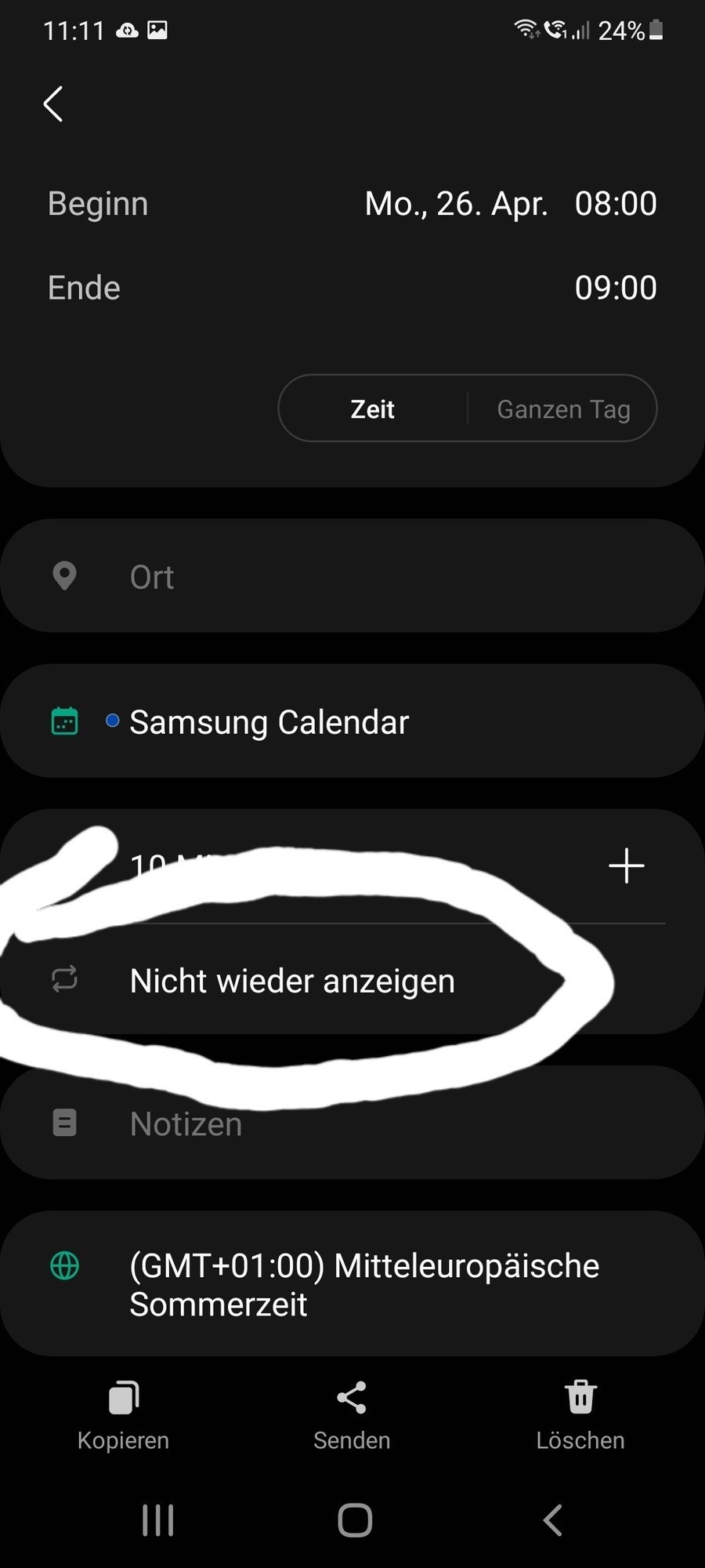 Samsung Kalender Feiertage Löschen 