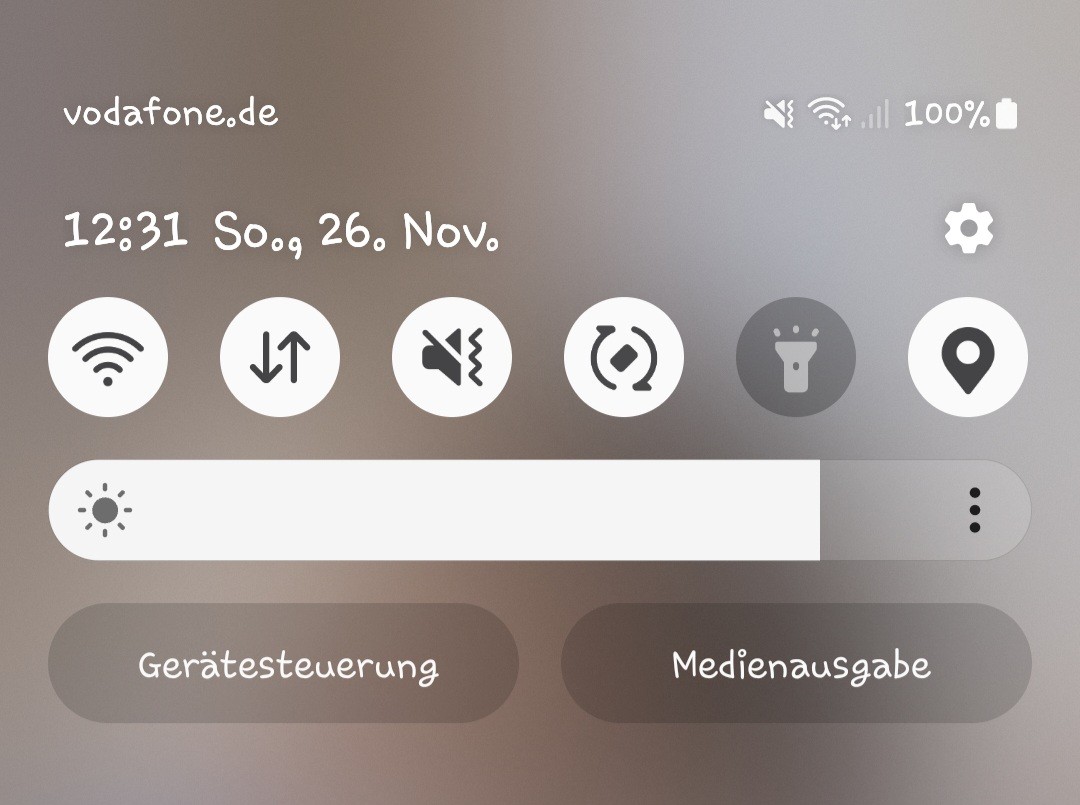 Samsung Galaxy s23 Menü