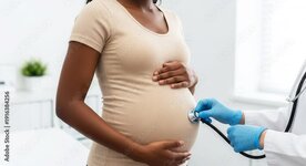Pregnant African-American woman during fetal….jpg