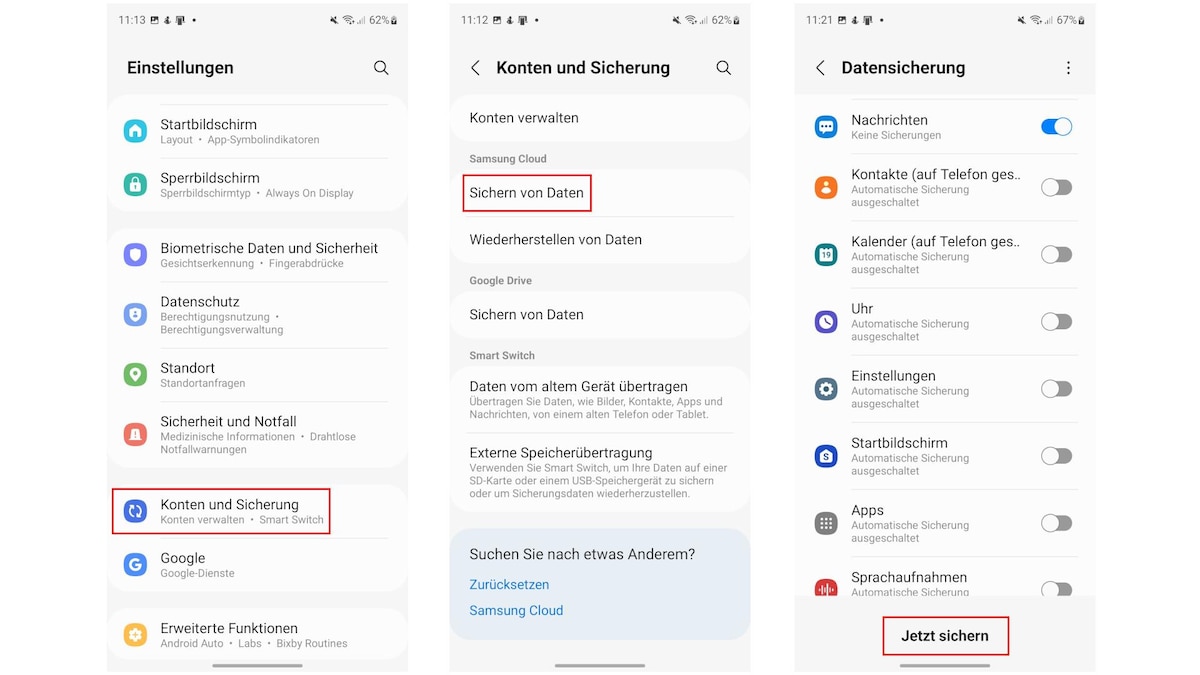 Samsung Handy sichern: So erstellen Sie ein Backup Ihrer Daten