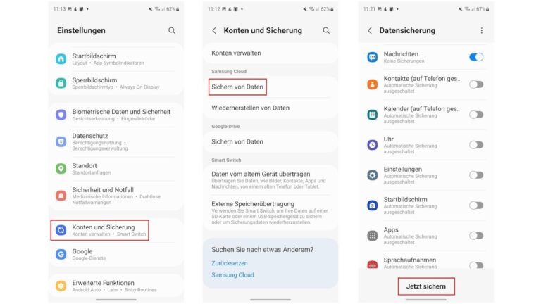 Samsung Handy sichern: So erstellen Sie ein Backup Ihrer Daten