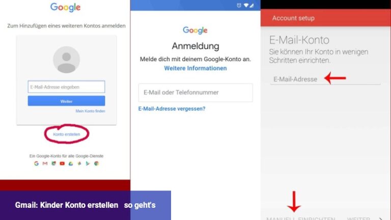 Gmail: Kinder Konto erstellen – so geht's