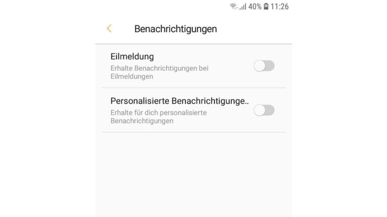 Samsung Upday: Benachrichtigung ausschalten – so geht's