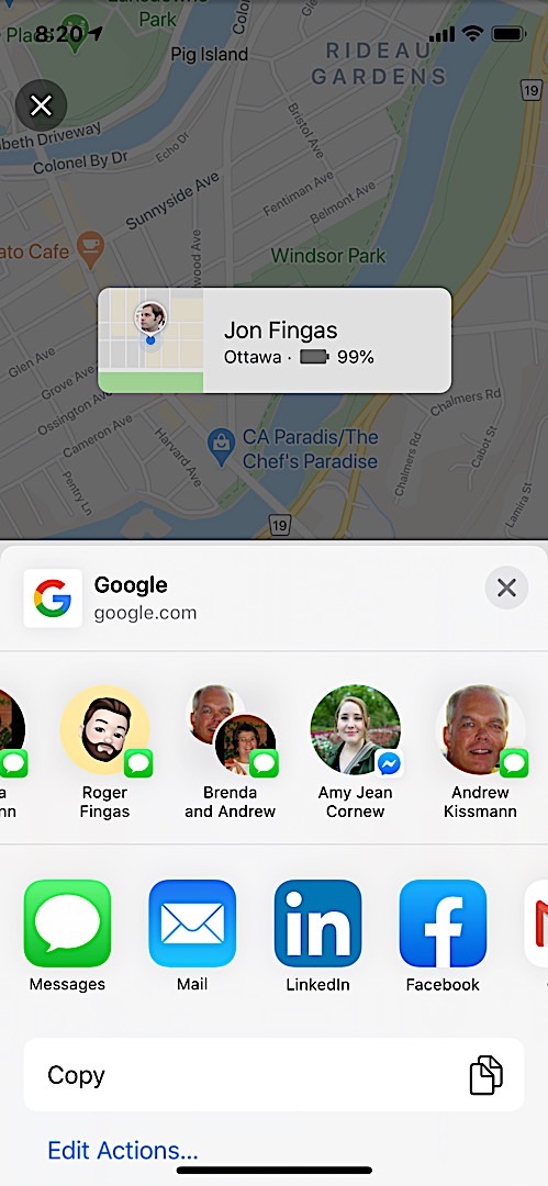 Wie Sie Ihren Standort in Google Maps auf Android und iOS freigeben