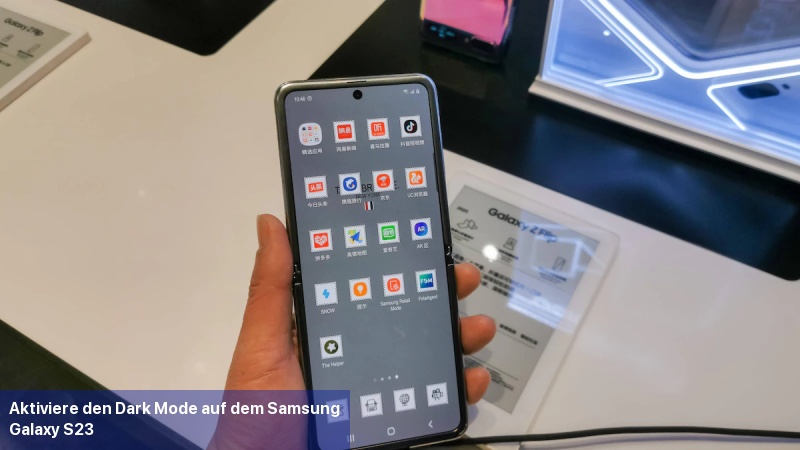 Aktiviere den Dark Mode auf dem Samsung Galaxy S23