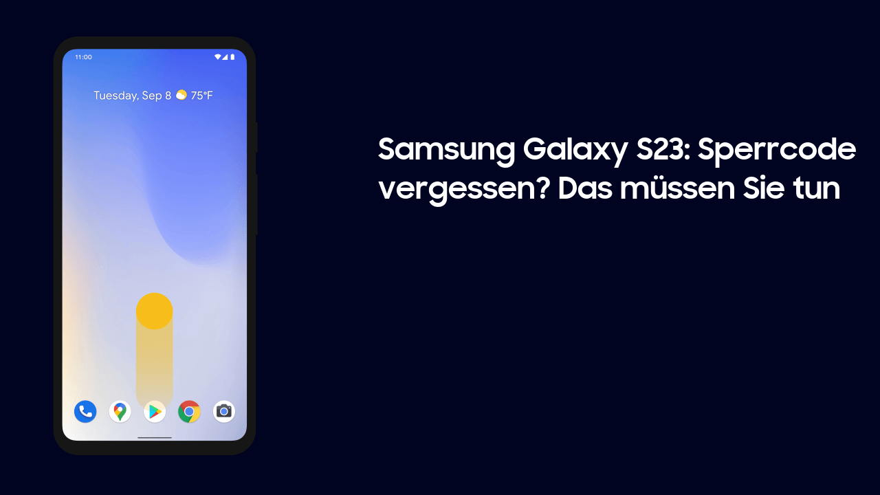 Samsung Galaxy S23: Sperrcode vergessen? Das müssen Sie tun